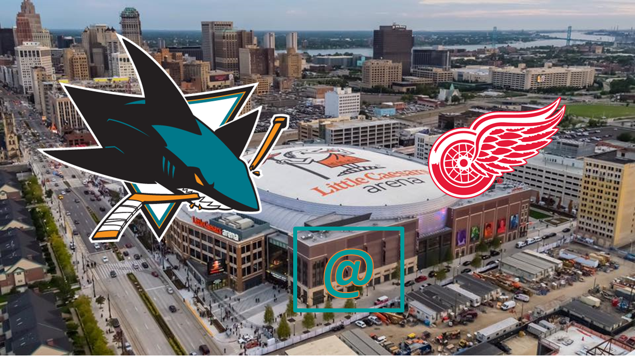 GAME DAY: SAN JOSE SHARK @ DETROIT RED WINGS