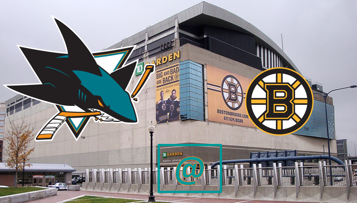 ALLE 19 SHARKS @ BOSTON BRUINS