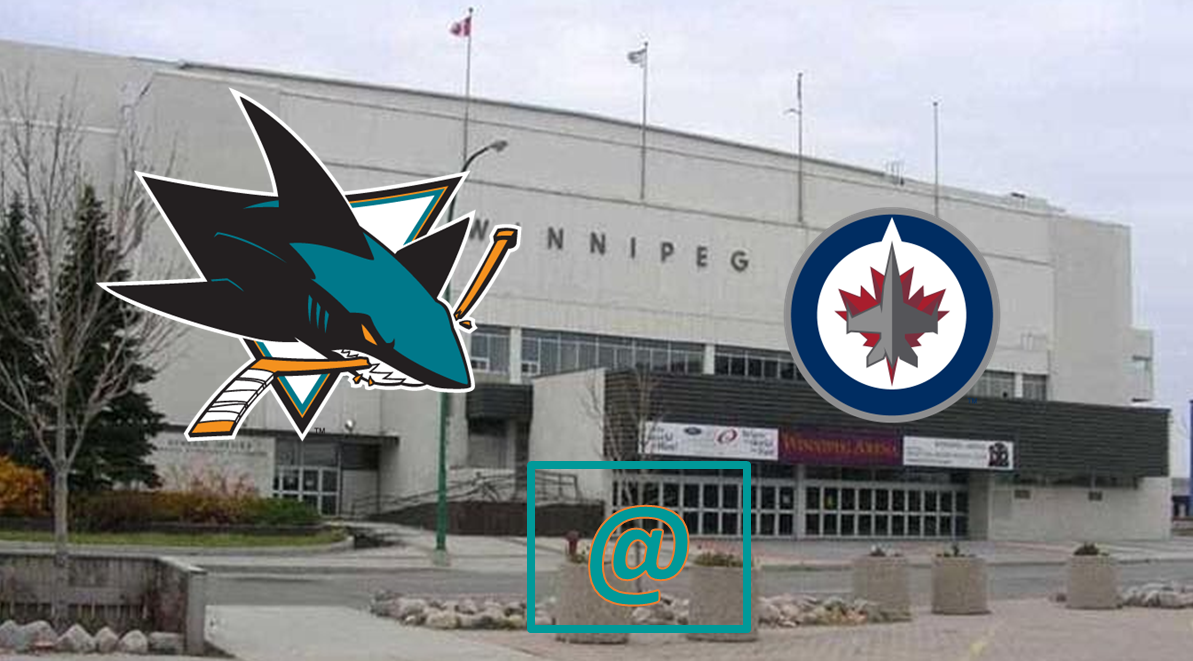 GAME DAY 59: SAN JOSE SHARKS @ WINNIPEG JETS