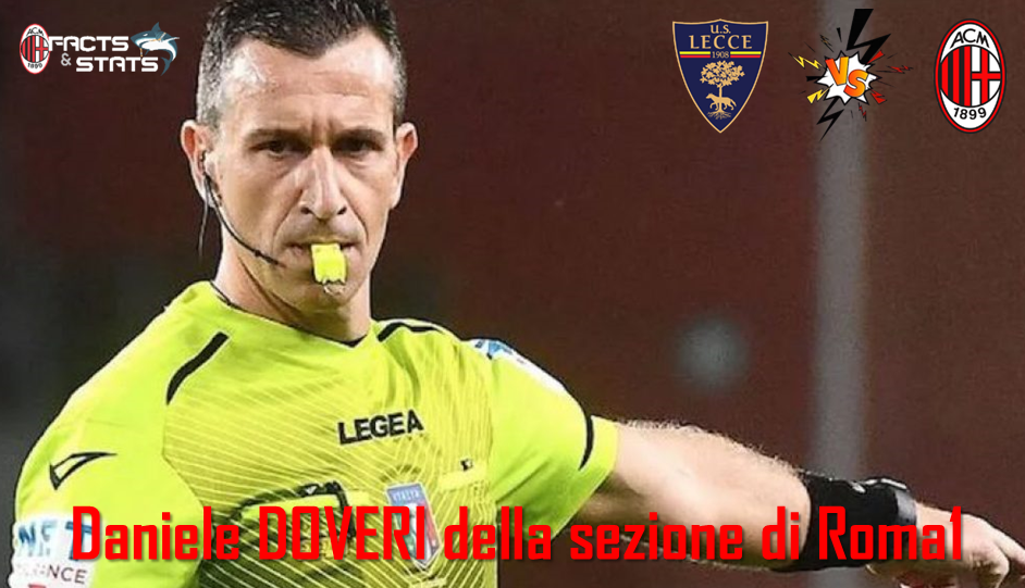 DANIELE DOVERI PER LECCE-MILAN