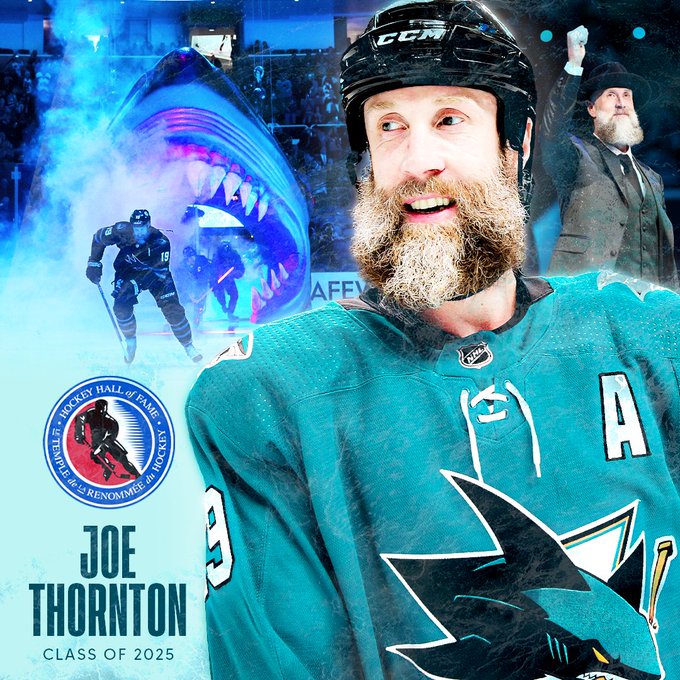 JOE THORNTON ENTRA A FAR PARTE DELLA HALL OF FAME