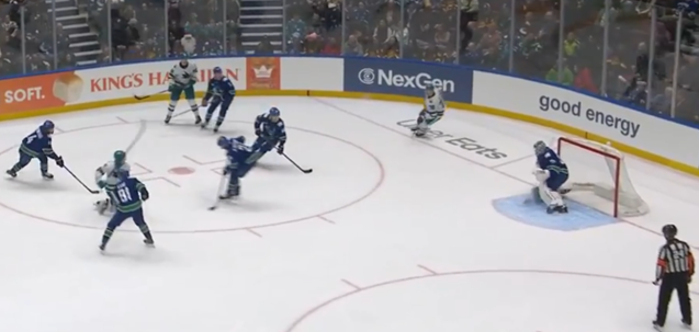 SAN JOSE SHARKS: VITTORIA TENNISTICA CONTRO VANCOUVER