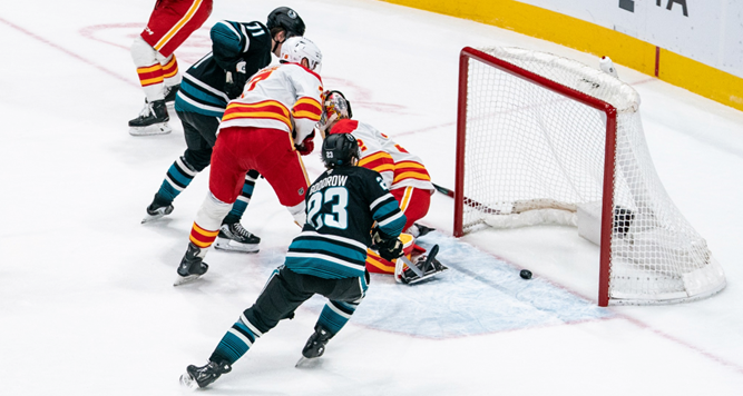 SAN JOSE SHARKS: ALTRI SEI GOAL, SCONFITTI I FLAMES